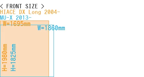 #HIACE DX Long 2004- + MU-X 2013-